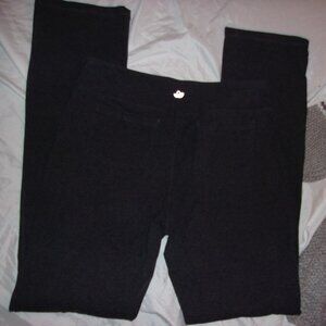 size extra large gray yoga stretch pants womens athletic wear gym